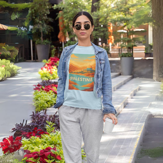 T-shirt Palestine - "Palestine Eternelle" - Impression Devant