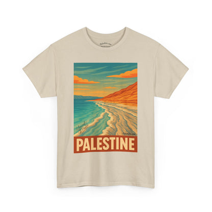 T-shirt Palestine - "Reflets de Palestine" - Impression Devant