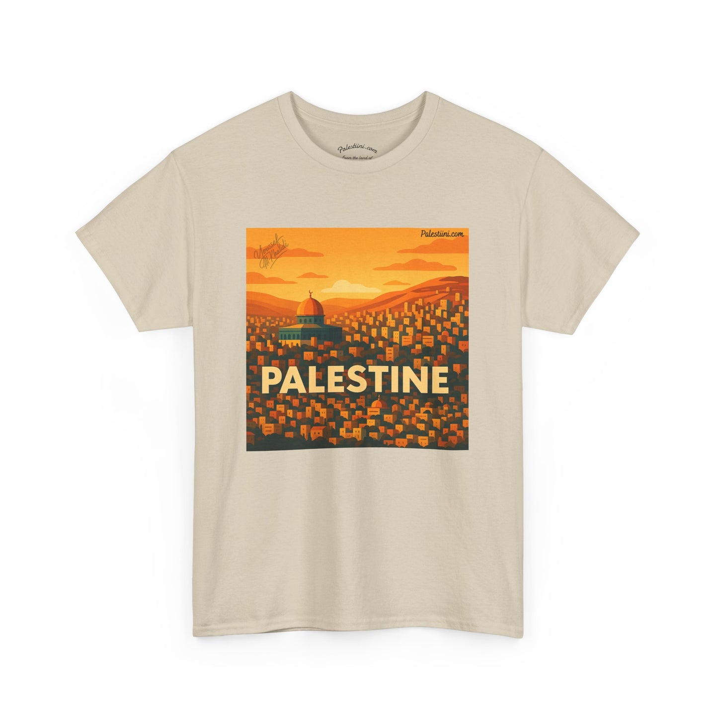 T-shirt Palestine femme - "Jérusalem" - Impression Devant