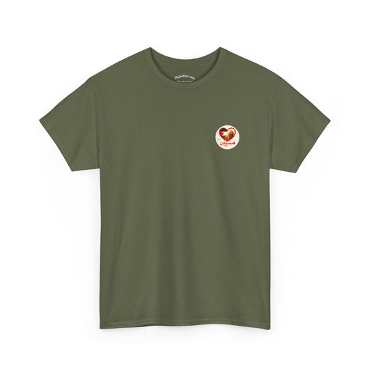 T-shirt Palestine - "Fi qalbi Filastine" - Impression Coeur