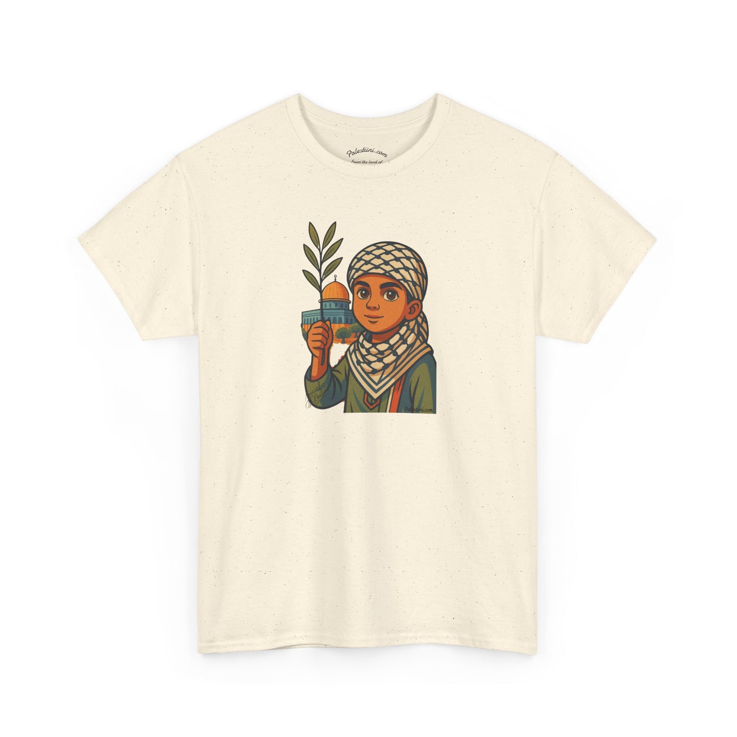 T-shirt Palestine - "Les Innocents de Jérusalem" - Impression Devant Transparent