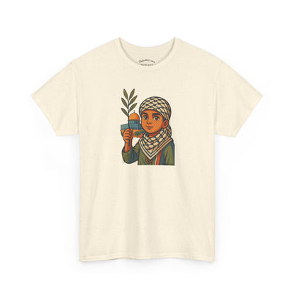 T-shirt Palestine - "Les Innocents de Jérusalem" - Impression Devant Transparent