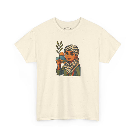 T-shirt Palestine - "Les Innocents de Jérusalem" - Impression Devant Transparent