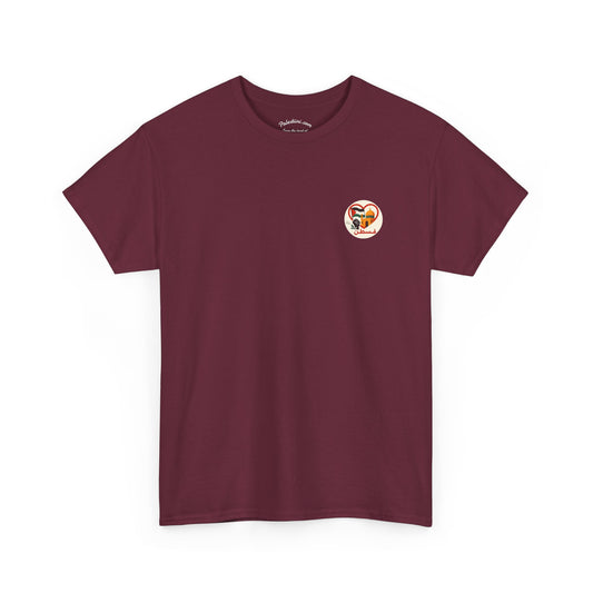 T-shirt Palestine - "Fi Qalbi Thawra" - Impression Coeur